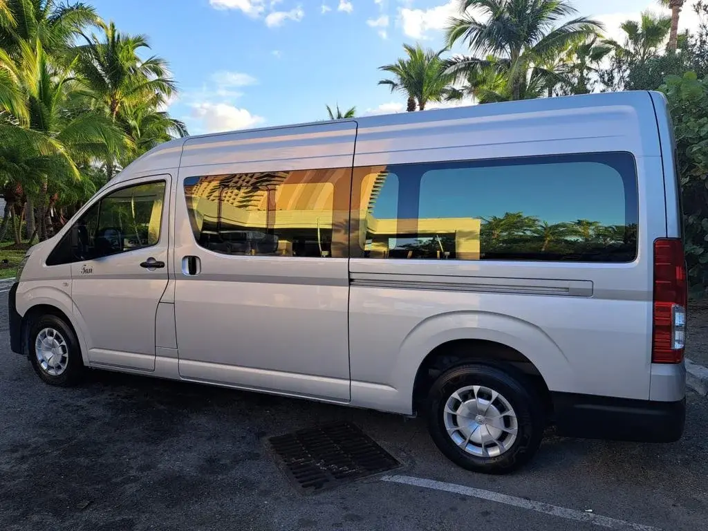 Passenger van used for St. Lucia transfers